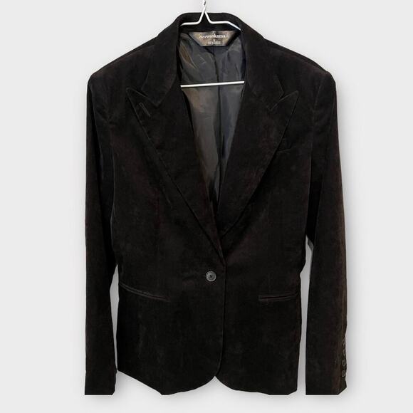 Norma Kamali Single Breasted Corduroy Jacket Size 14 - Picture 3 of 9